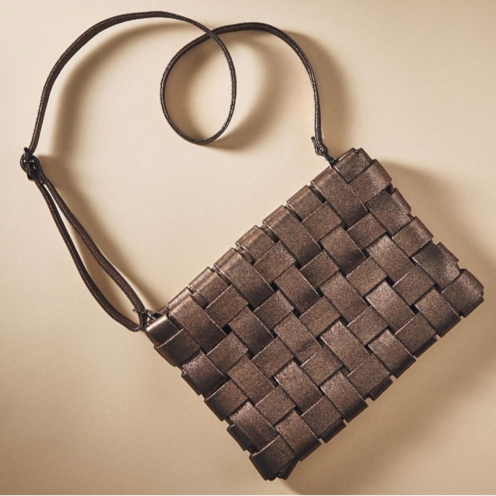 Anthropologie Lindy Woven Clutch